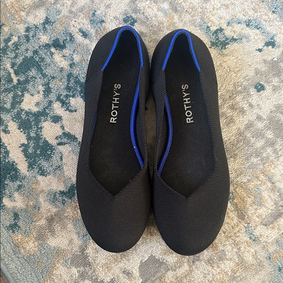 Rothy's Shoes - Rothy's Women's Black and Blue Flats